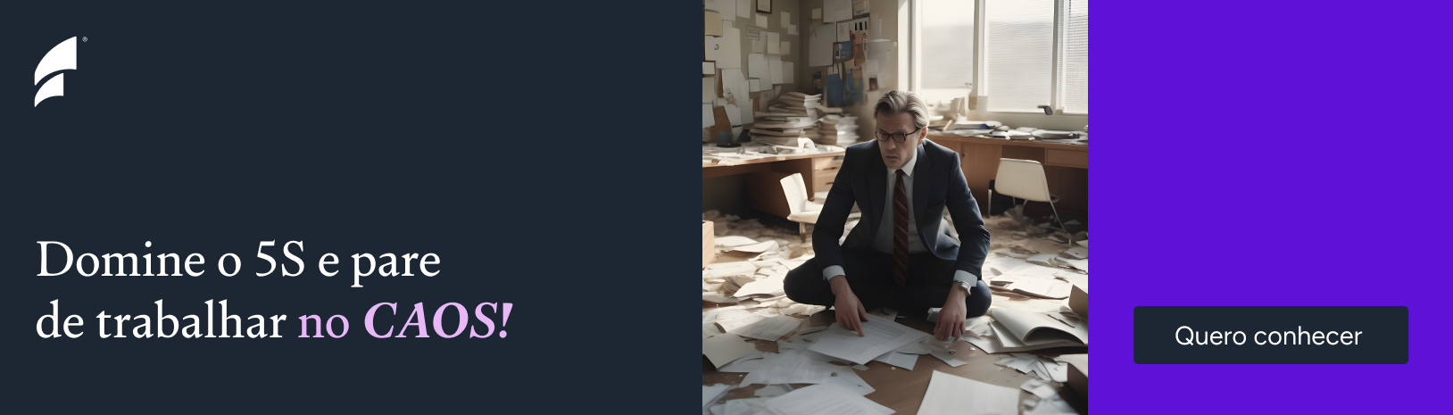 Domine o 5S saiba pare de trabalhar CAOS!
