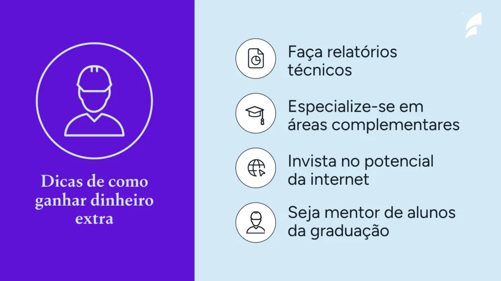 Dicas de como ganhar dinheiro extra sendo engenheiro