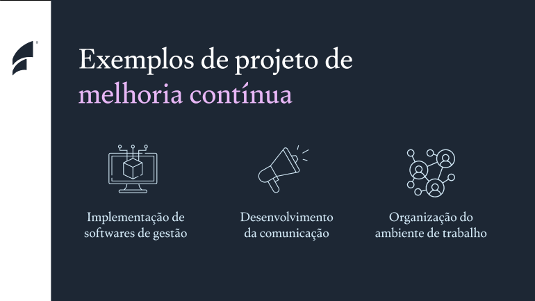 Exemplos de projeto de melhoria contínua