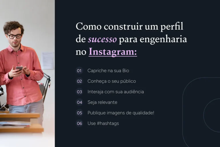 dicas para construir um perfil de engenheiro no instagram