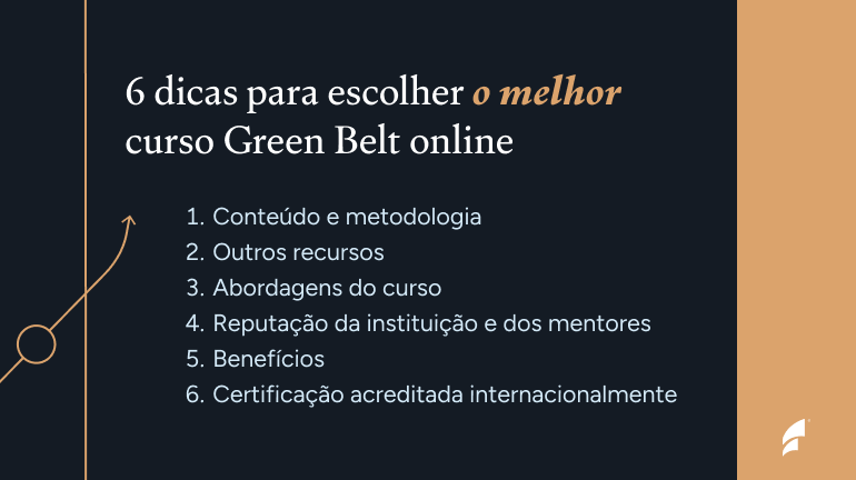 6 dicas para escolher o melhor curso Green Belt online
