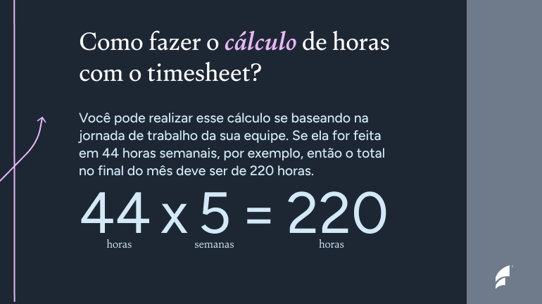 Como fazer o cálculo de horas com o timesheet?