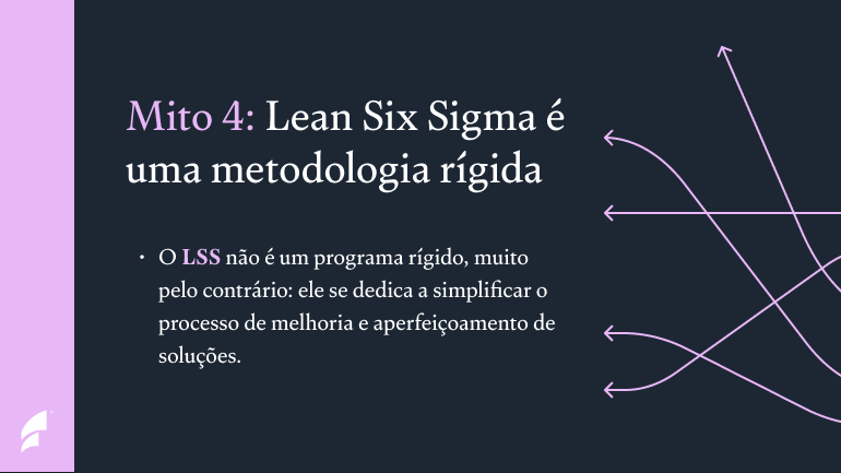 Mito 4: Lean Six Sigma é uma metodologia rígida