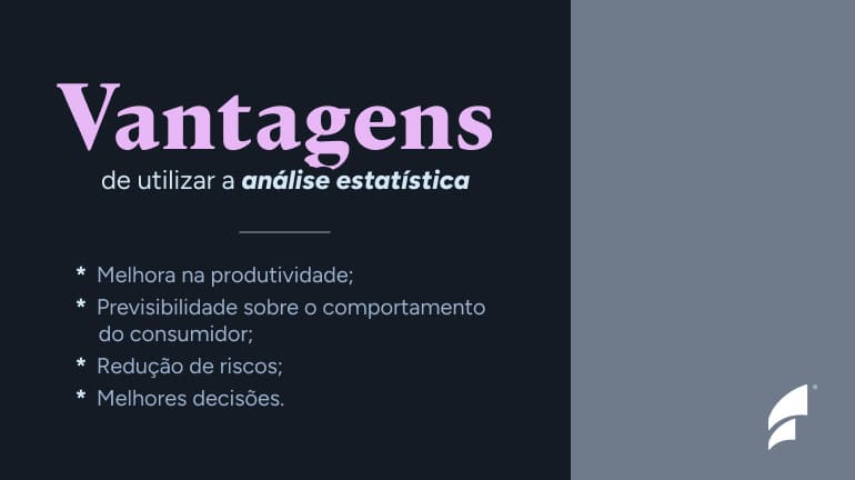 Vantagens de utilizar a analise estatistica