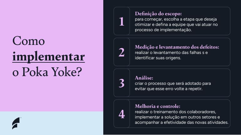 Como implementar o poka yoke