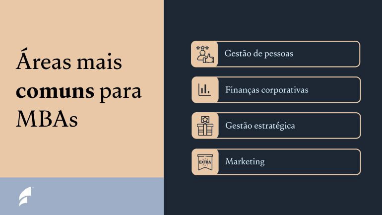 areas comuns mba Áreas comuns de MBA: Gestão, Finanças, Estratégia e Marketing